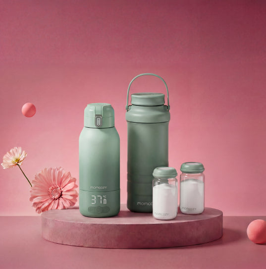 Pack Nomade : Chauffe-biberon Portable + Glacière à lait 650 ml
