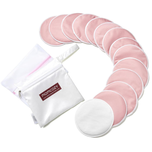 Coussinets d'allaitement réutilisables ultra-minces momcozy