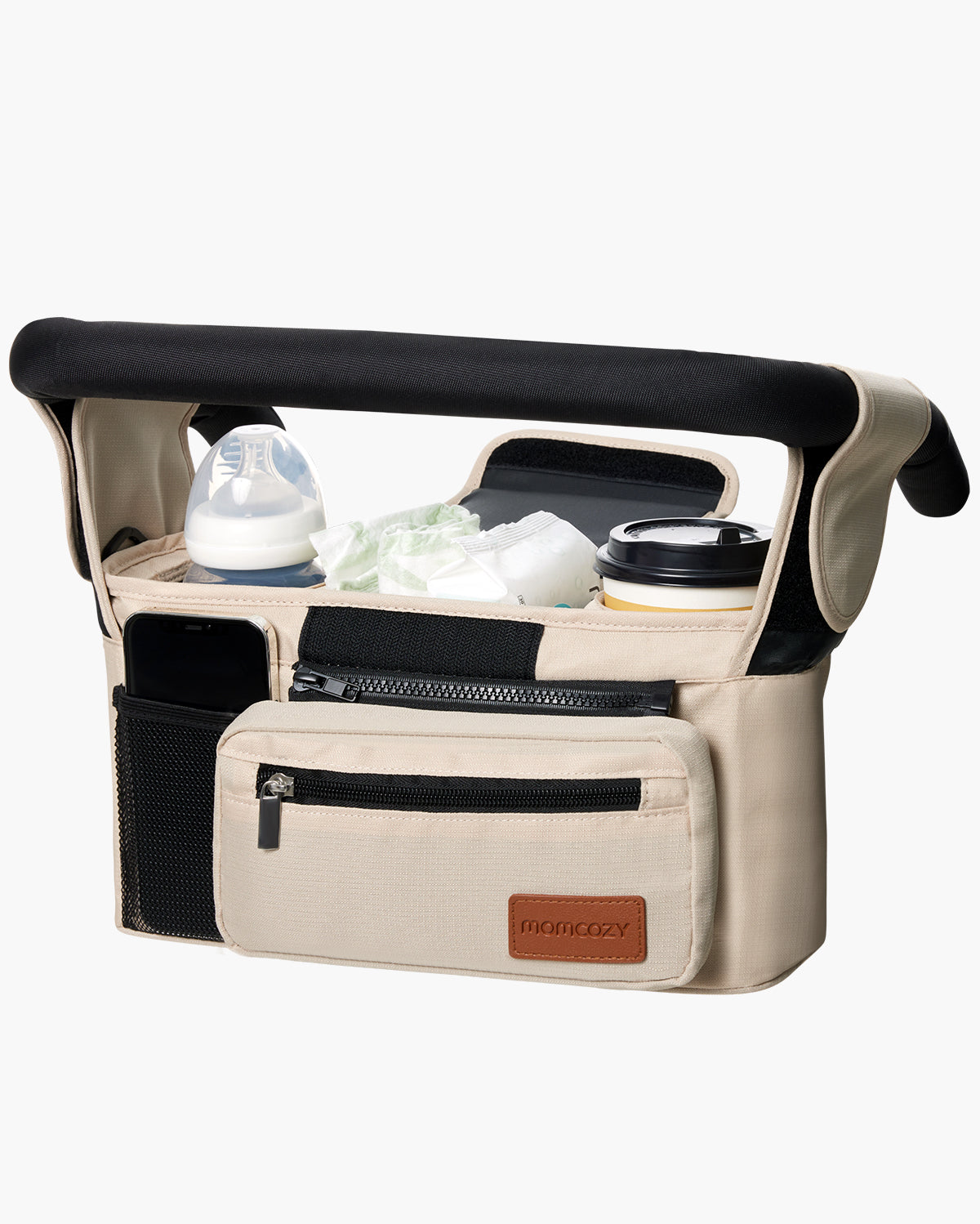 Organisateur Poussette Tomotato - Poches Multiples Avec Porte-bouteilles