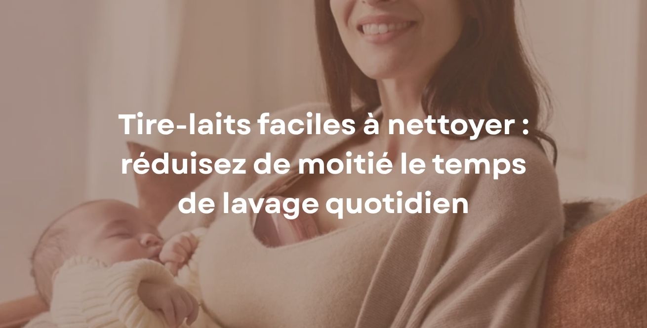 Tire-laits faciles à nettoyer : réduisez de moitié le temps de lavage quotidien