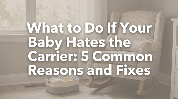 What to Do If Your Baby Hates the Carrier: 5 Common Reasons and Fixes