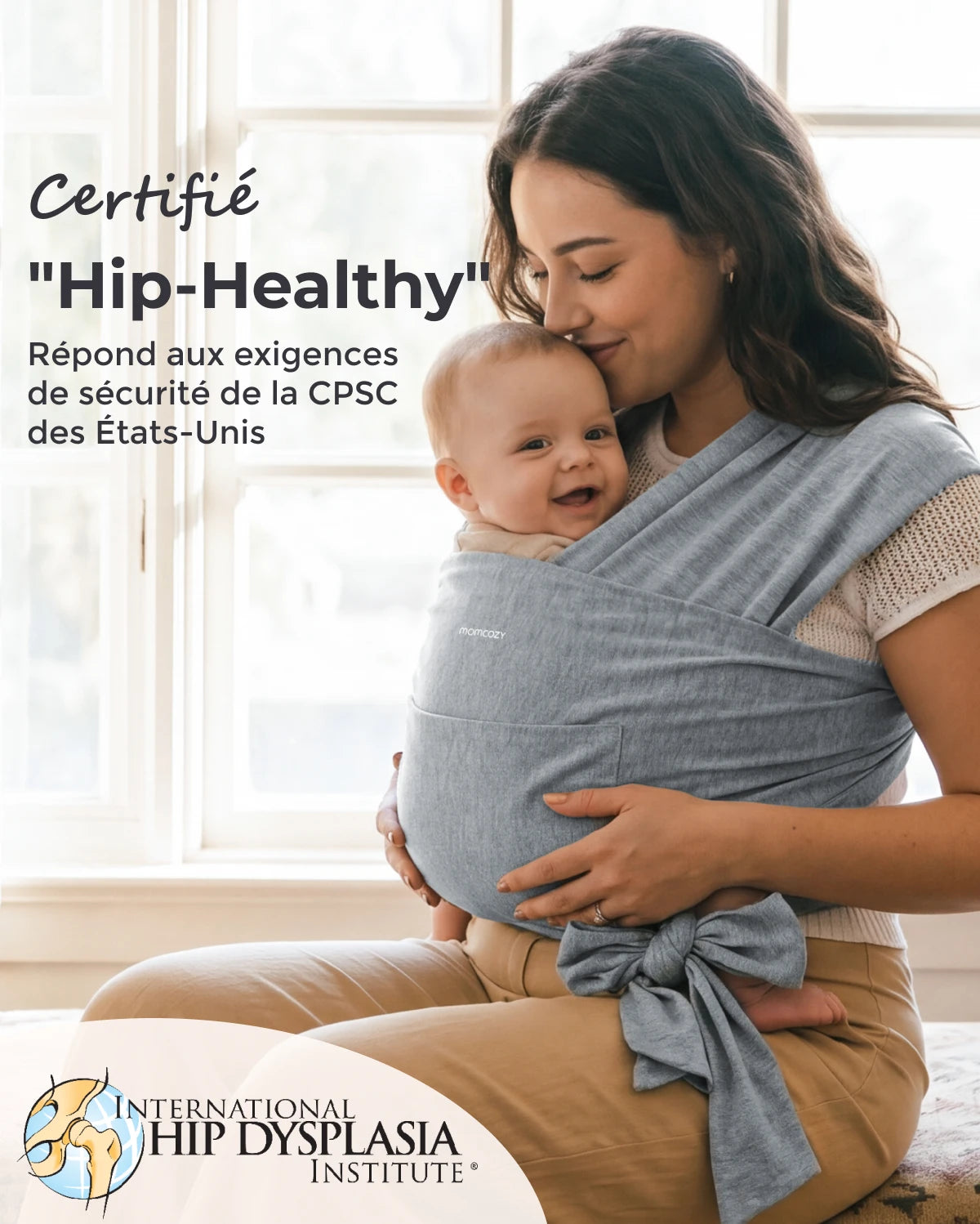 Facile à porter les mains libres - Porte-bébé en écharpe
