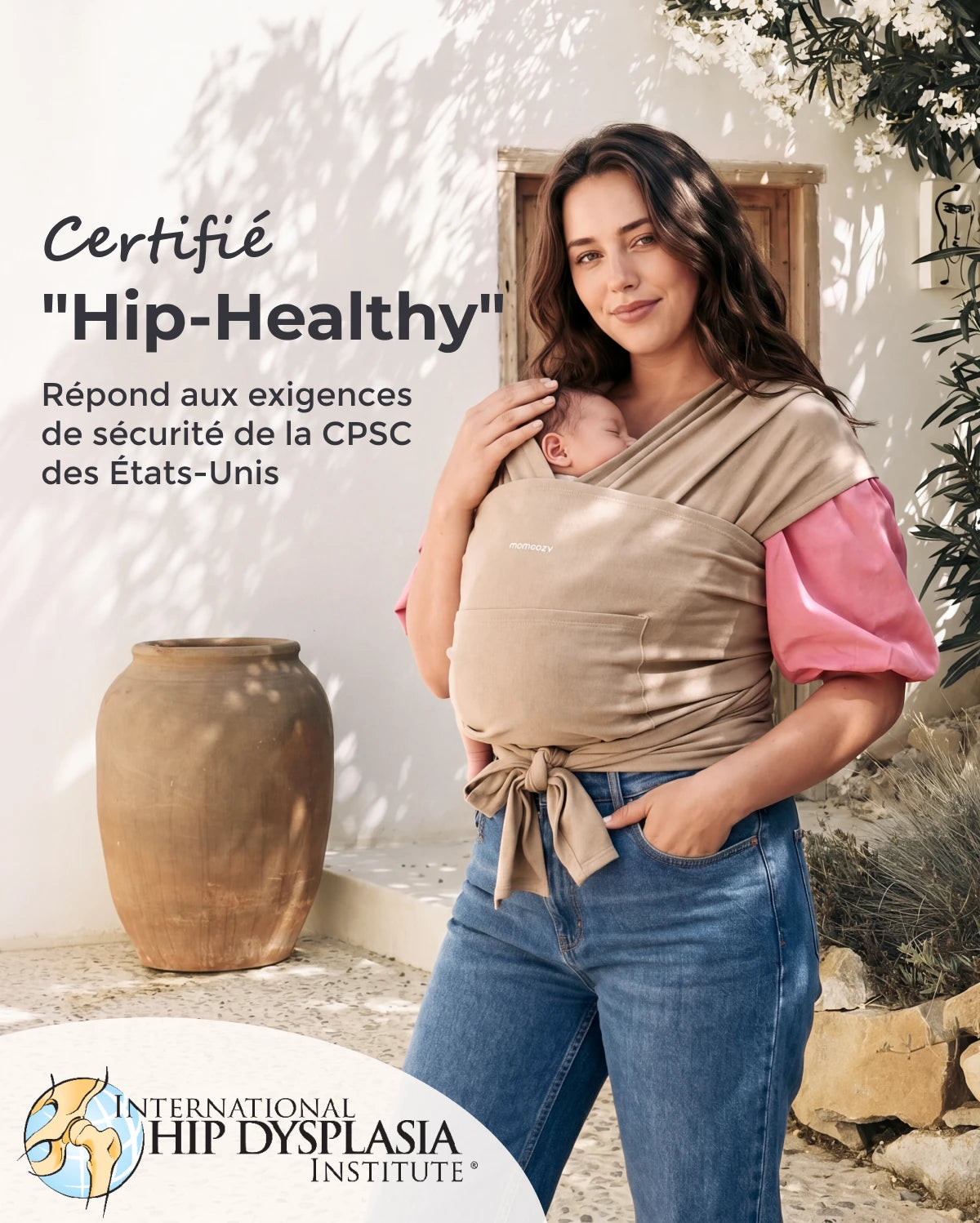 Facile à porter les mains libres - Porte-bébé en écharpe