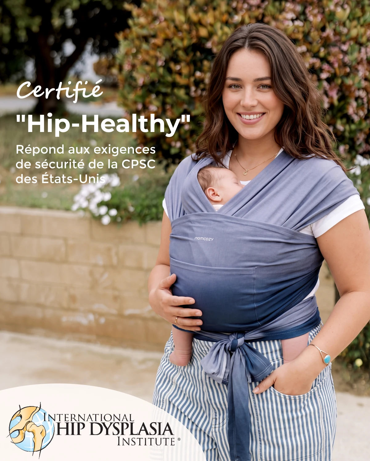 Facile à porter les mains libres - Porte-bébé en écharpe