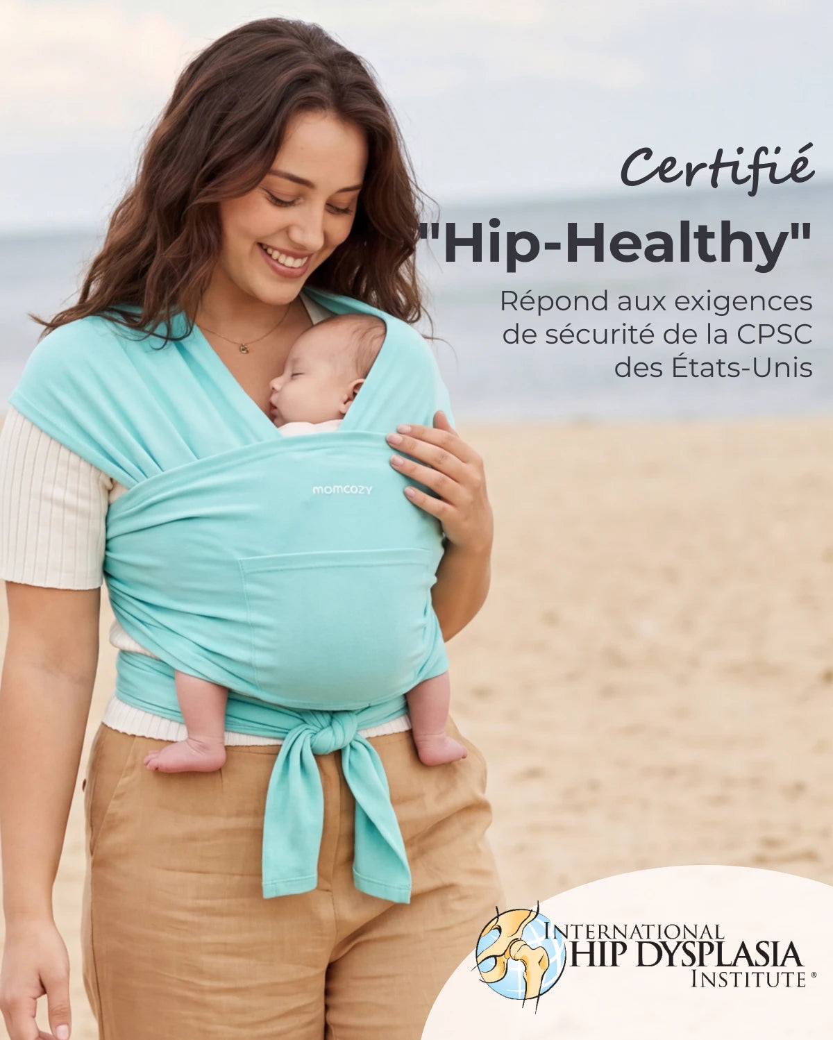 Facile à porter les mains libres - Porte-bébé en écharpe