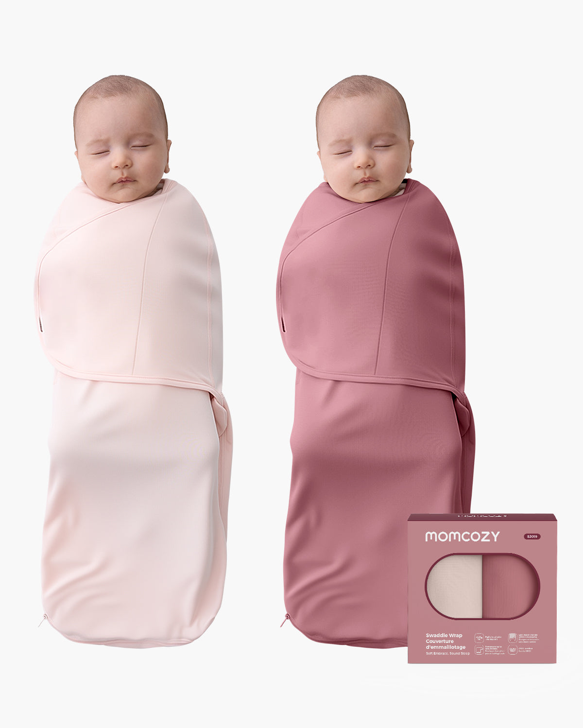 Gigoteuse 1,5 TOG & Emmaillotage facile 0–3 mois – Pack