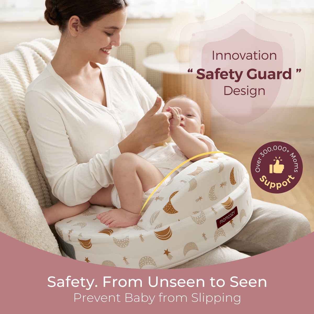Momcozy MaxSupport Nursing Pillow