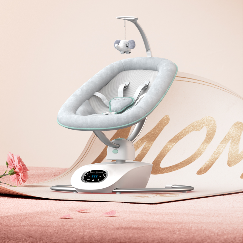 Balancelle Bébé Électrique 3D Momcozy CocoSway – Confort et Apaisement