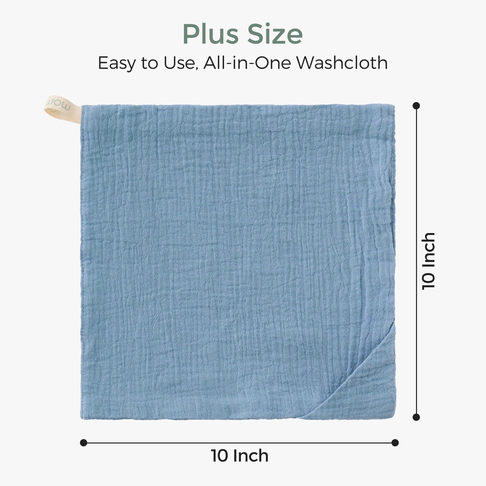 Lingettes pour bébé Momcozy – Coton doux 4 couches, adaptées aux nouveau-nés