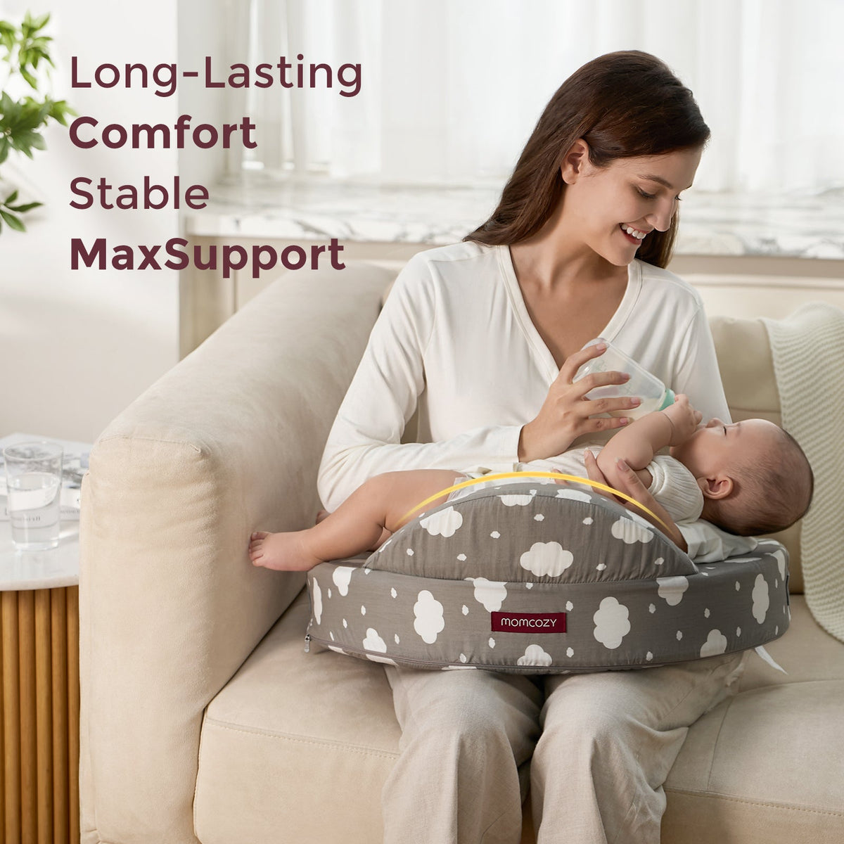 Momcozy MaxSupport Nursing Pillow