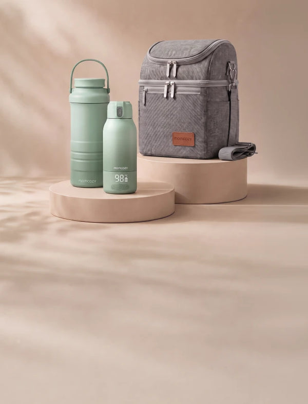 Pack Déplacements : Chauffe-biberon + Refroidisseur de biberon + Sac isotherme pour lait maternel