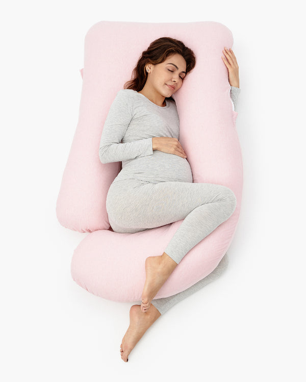 Huggable - Coussin de maternité en coton en forme de U