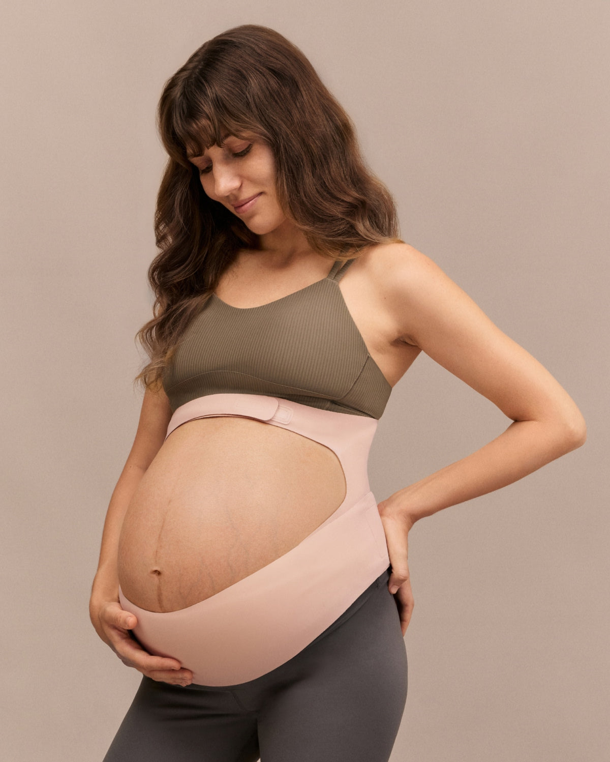 Ensemble Ergonest : bandeau de grossesse et culottes de grossesse taille haute