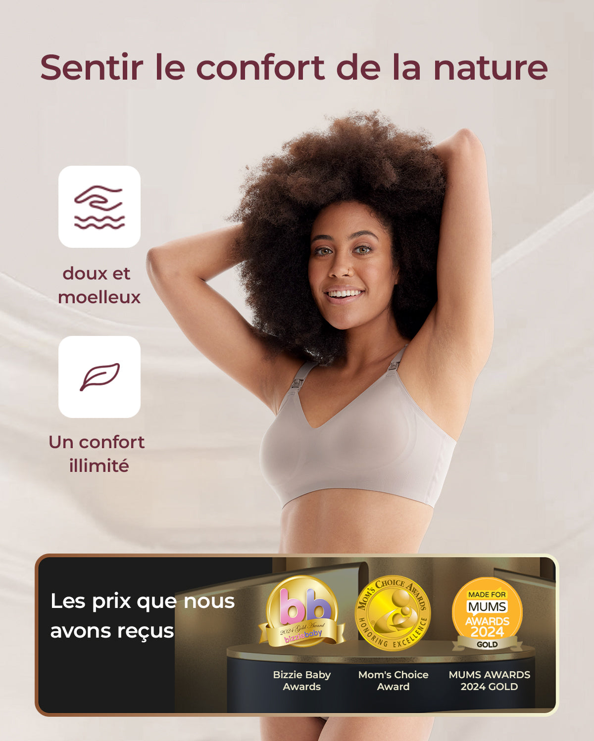 Ultra Soft Seamless Nursing Bra YN21