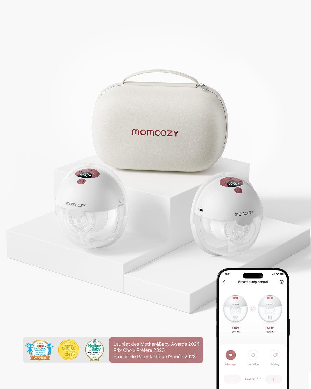 M5 Smart Wearable Breast Pump – Upgraded with App Control