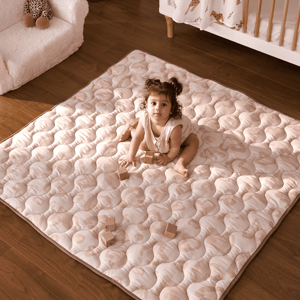 Baby Portable Playmat - Leopard Brown