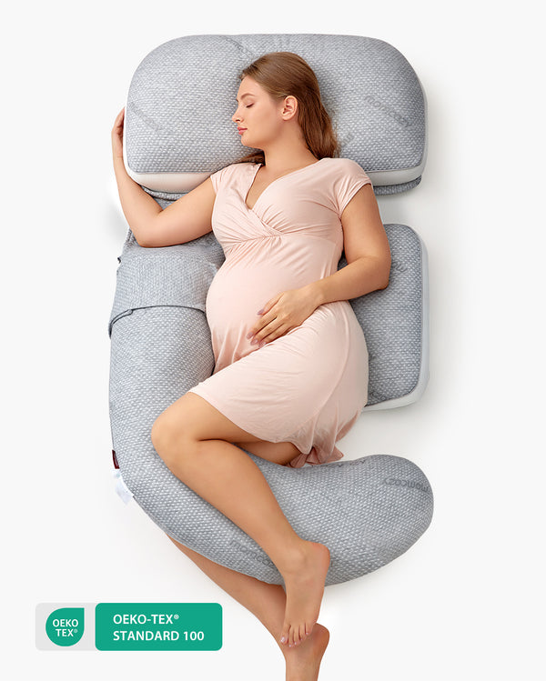 Oreiller de grossesse amovible Original G Shaped Pro Pregnancy Pillow