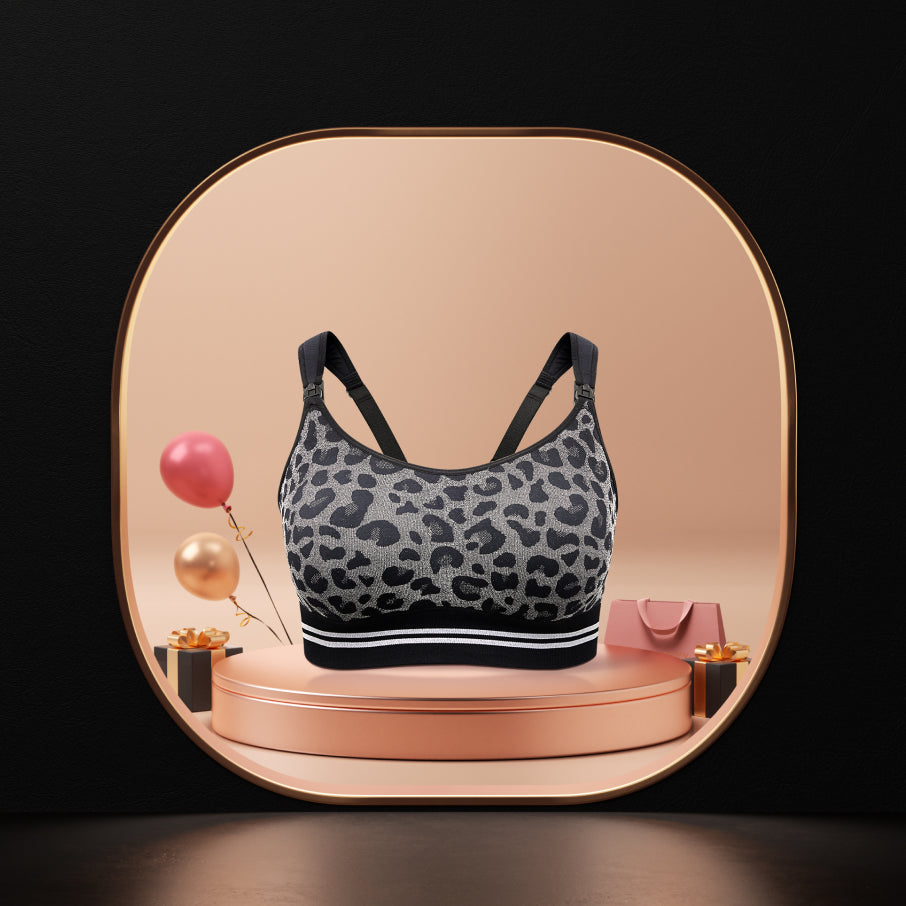 DEX - 4-in-1 Hands Free Seamless Stretch Fabric Pumping Bra-HF022