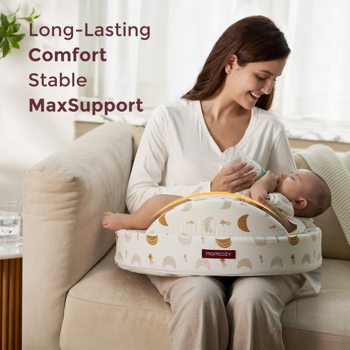 Momcozy MaxSupport Nursing Pillow