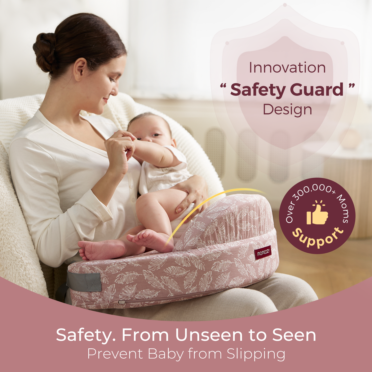Momcozy MaxSupport Nursing Pillow