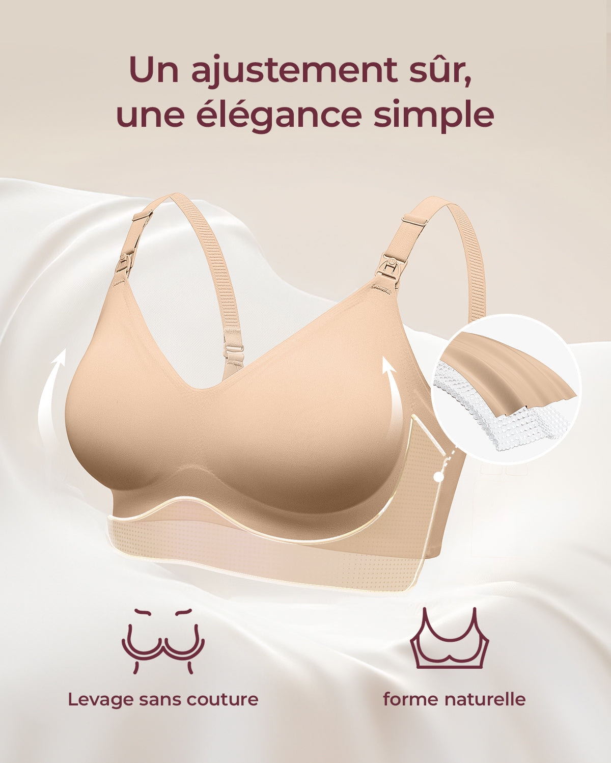 Ultra Soft Seamless Nursing Bra YN21