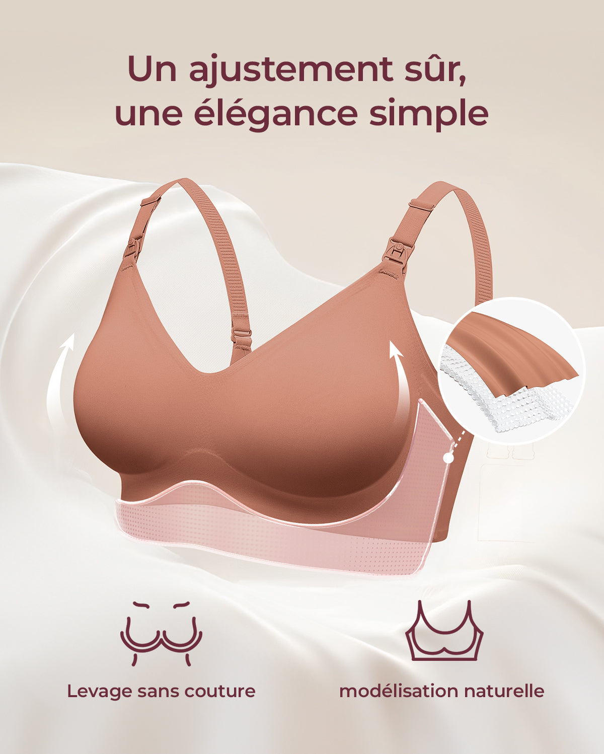 Ultra Soft Seamless Nursing Bra YN21