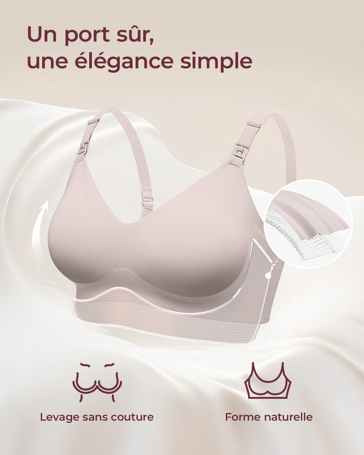 Ultra Soft Seamless Nursing Bra YN21