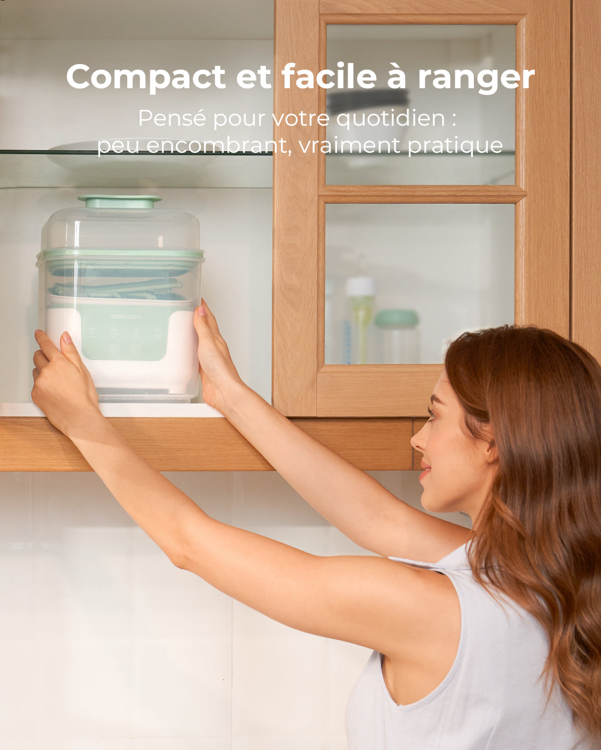 Stérilisateur et sèche-biberon compact 4 en 1 Momcozy