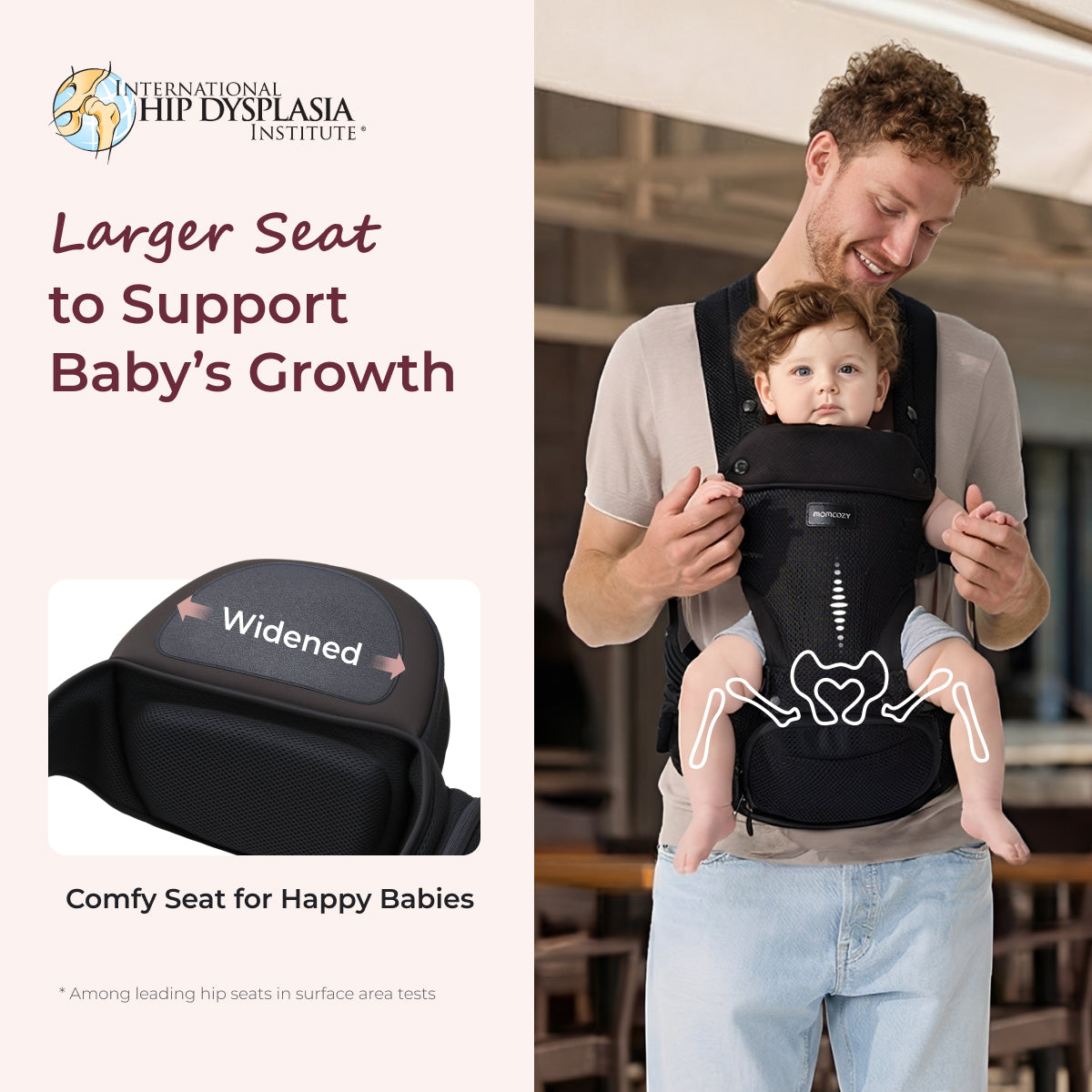 Porte-bébé Momcozy Move2Fit Hip