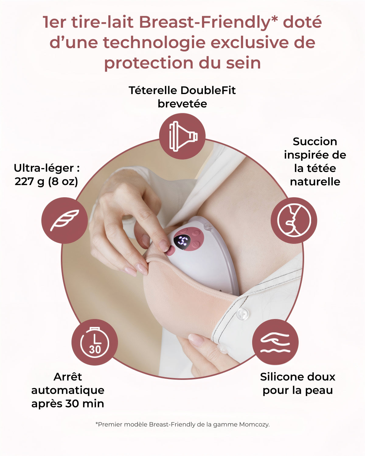 M5 Smart Wearable Breast Pump – Upgraded with App Control