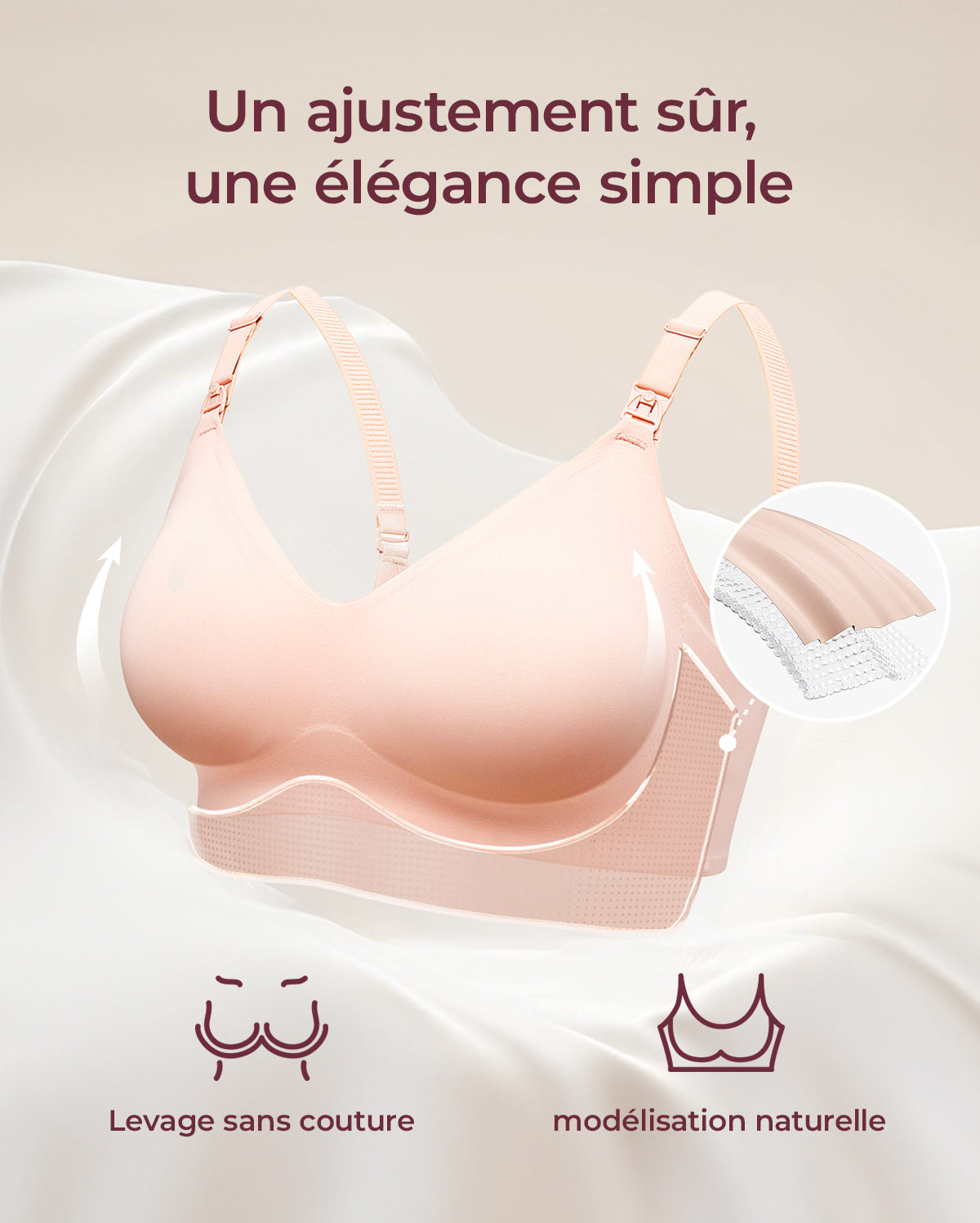 Ultra Soft Seamless Nursing Bra YN21