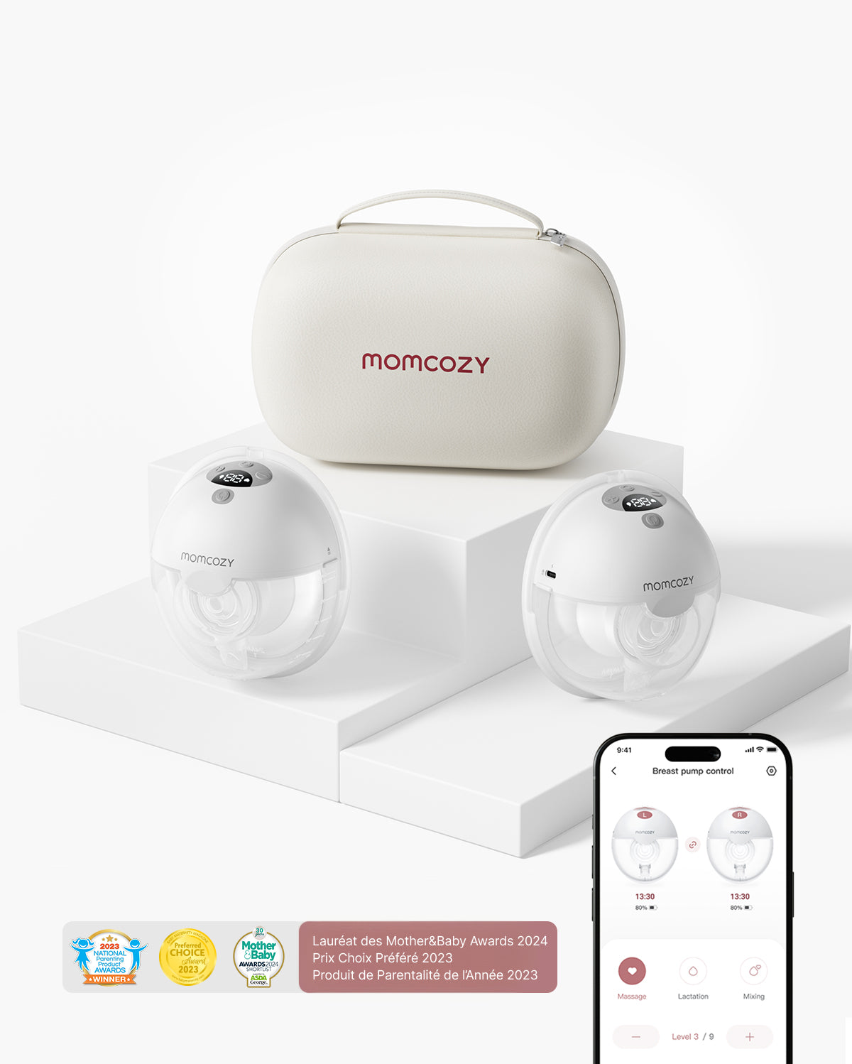 M5 Smart Wearable Breast Pump – Upgraded with App Control