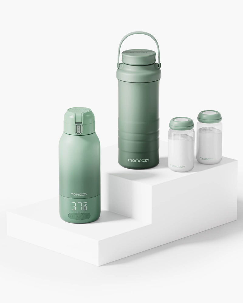 Pack Nomade : Chauffe-biberon Portable + Glacière à lait 650 ml