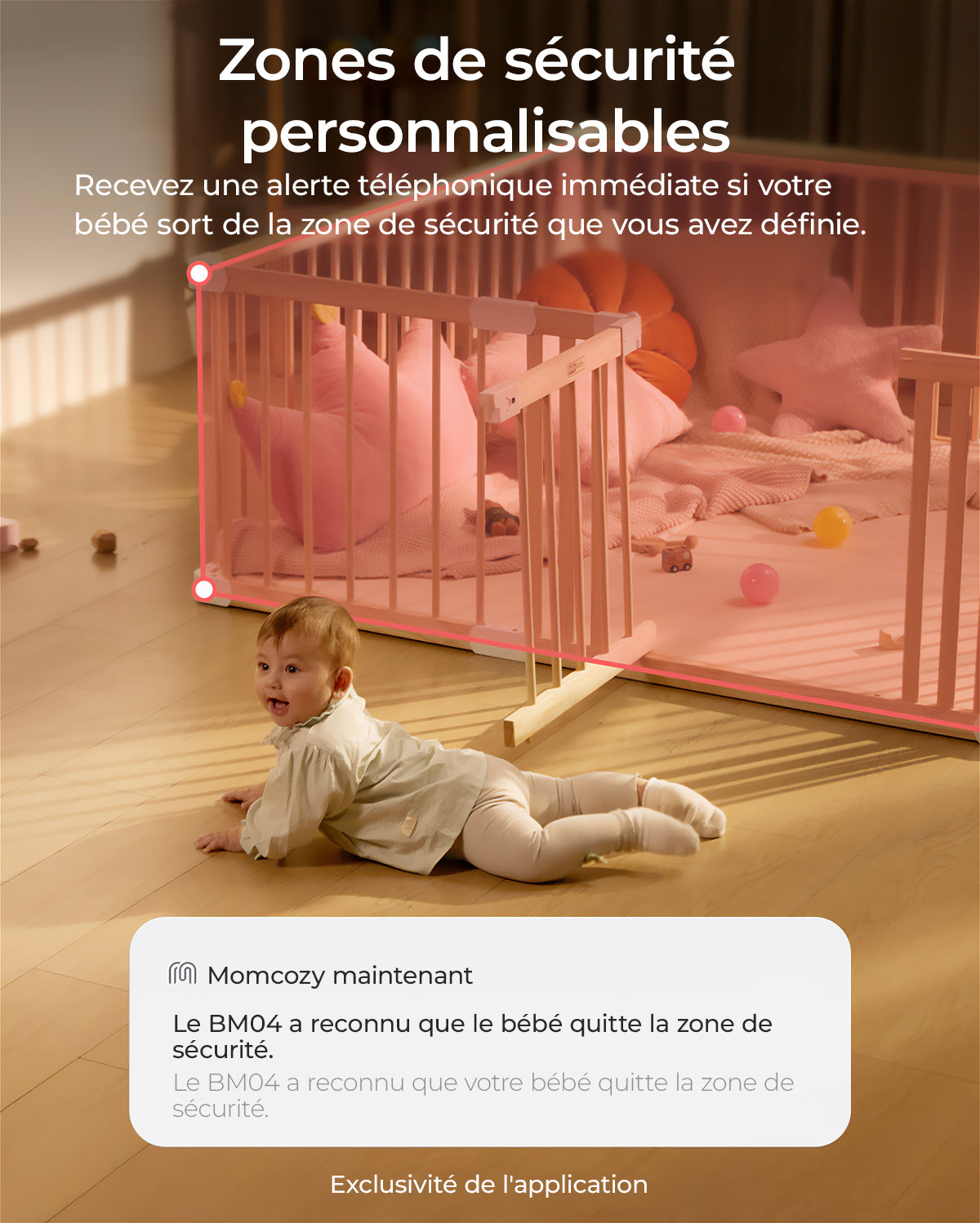 Momcozy Moniteur Bébé Intelligent à Double Mode de 5 Pouces - BM04