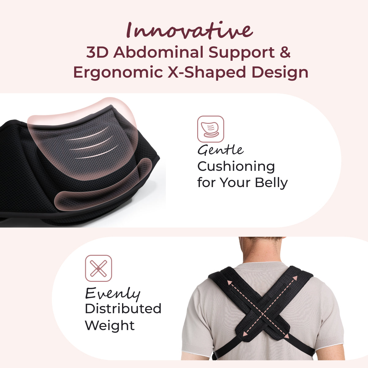 Porte-bébé Momcozy Move2Fit Hip