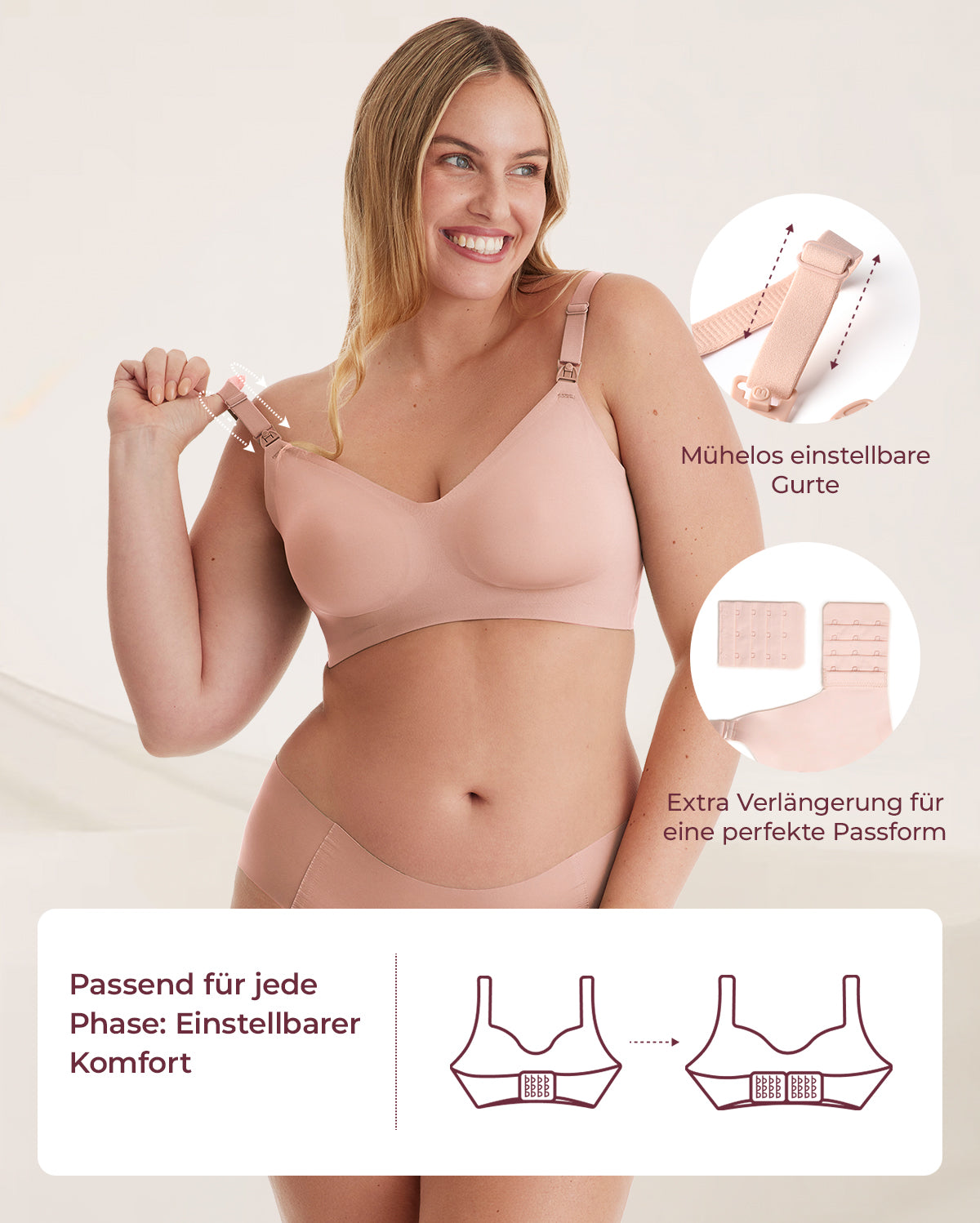 Ultra Soft Seamless Nursing Bra YN21