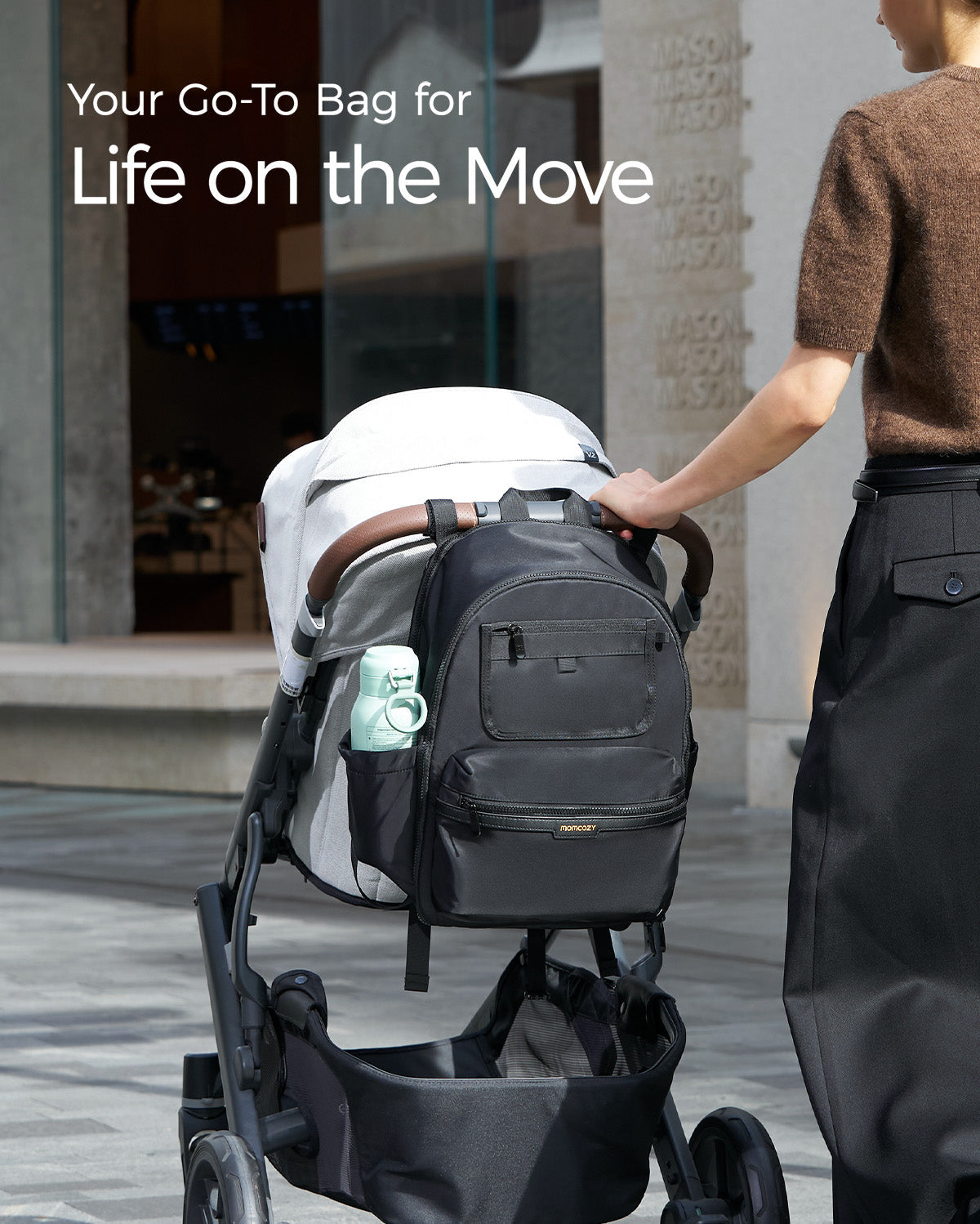 Momcozy Urban Diaper Bag Backpack