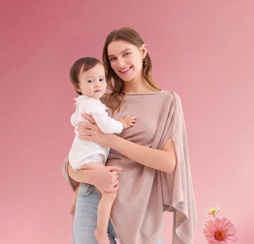 Couverture d'allaitement Momcozy - Poncho d'intimité doux, respirant et à usages multiples