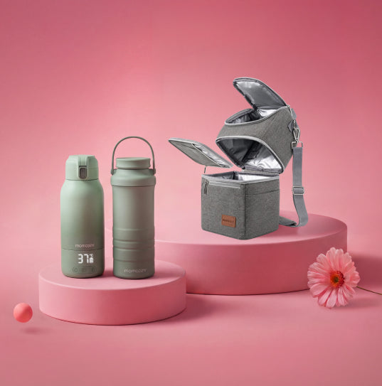 Pack Déplacements : Chauffe-biberon + Refroidisseur de biberon + Sac isotherme pour lait maternel