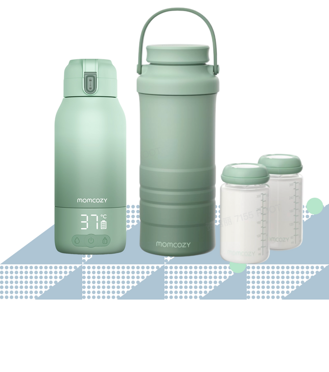 Pack Nomade : Chauffe-biberon Portable + Glacière à lait 650 ml