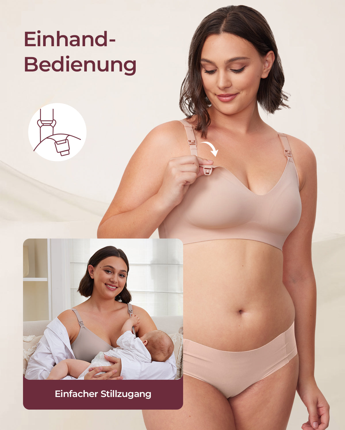 Ultra Soft Seamless Nursing Bra YN21