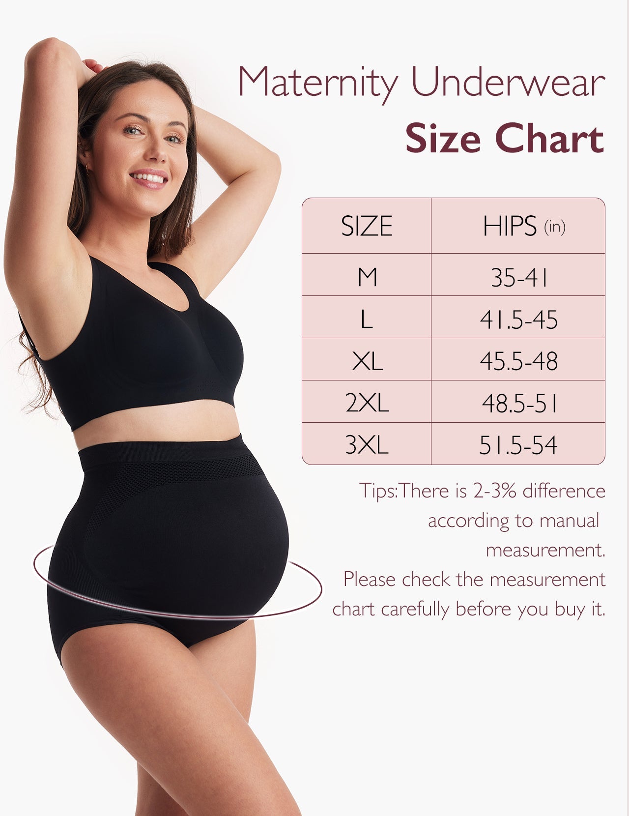 Ensemble Ergonest : bandeau de grossesse et culottes de grossesse taille haute