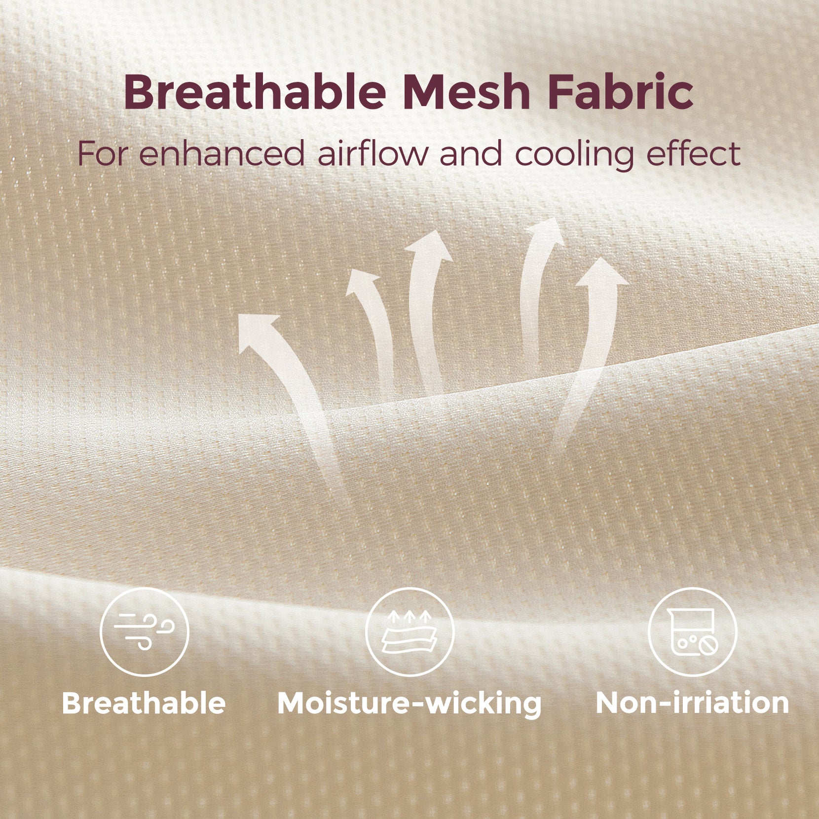 Momcozy baby carrier with breathable, moisture-wicking mesh fabric for optimal baby comfort.