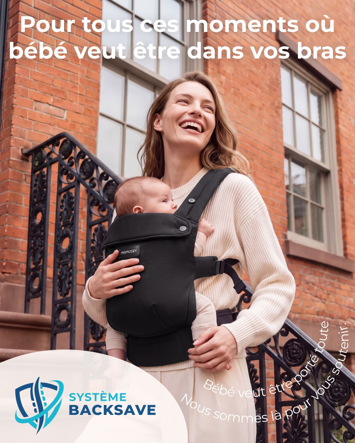 PureHug Baby Carrier - Ergonomic Cozy & Lightweight