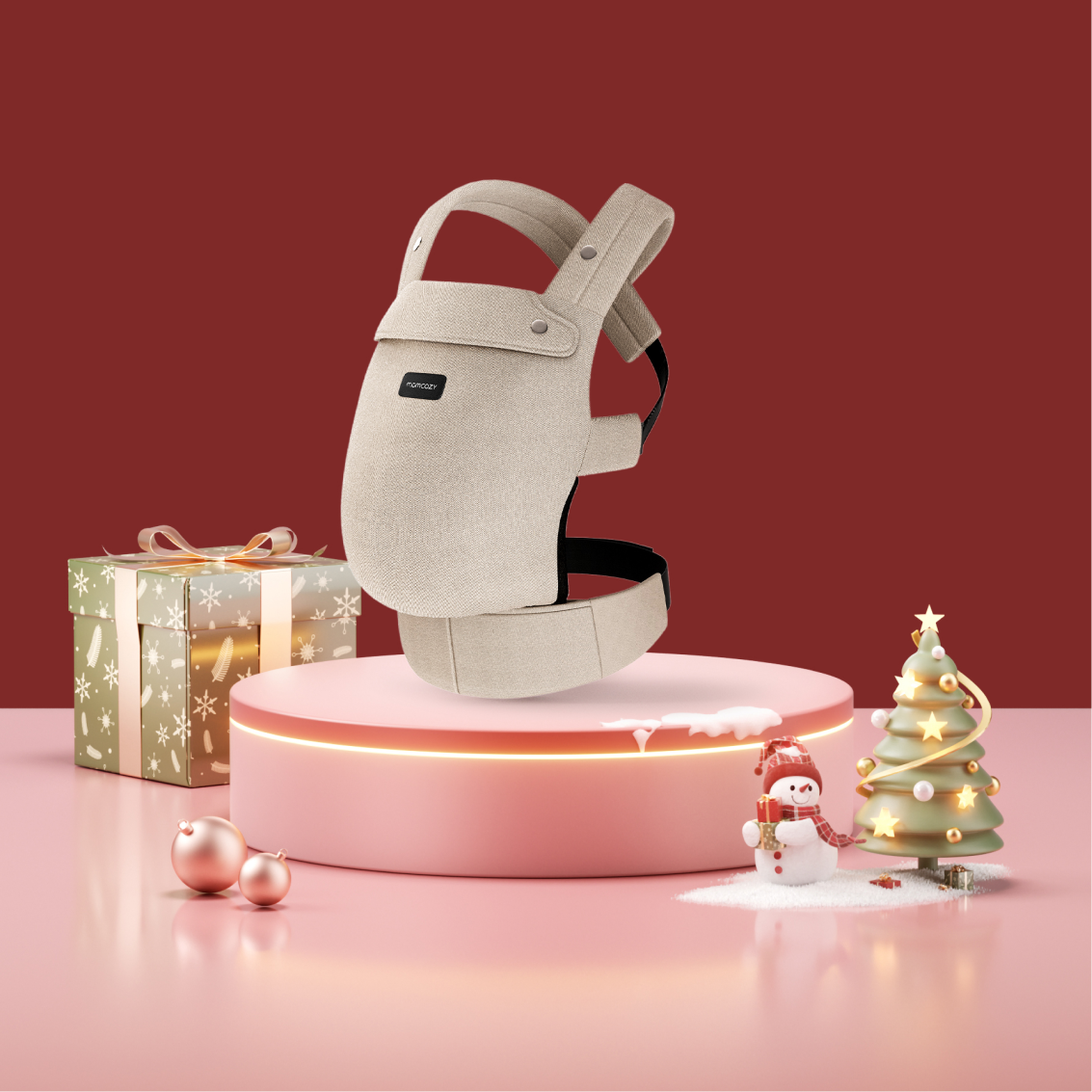 Porte-bébé Momcozy PureHug - Ergonomique, confortable & léger