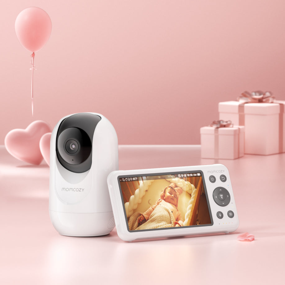 Momcozy Moniteur Bébé Intelligent à Double Mode de 5 Pouces - BM04