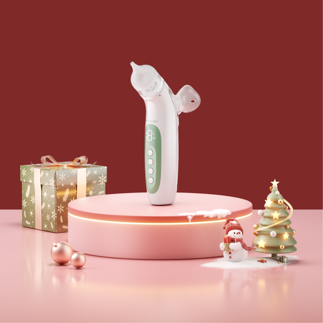 Aspirateur nasal électrique Momcozy 2-en-1 avec spray et aspiration