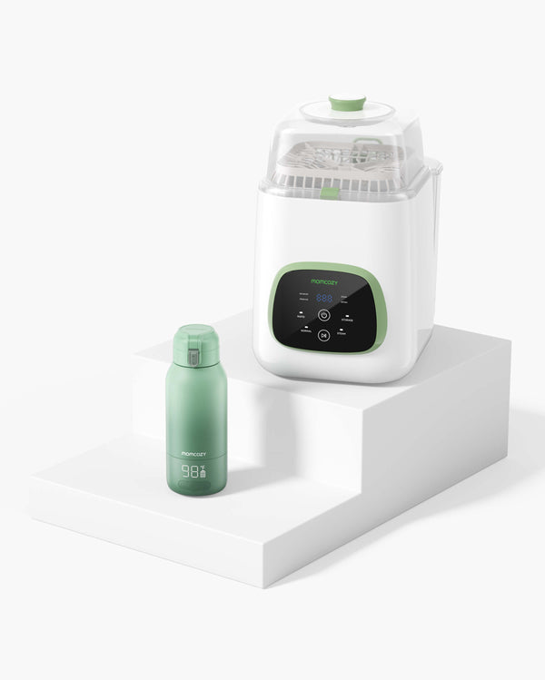 Lot KleanPal Pro – Lave-biberon et chauffe-lait portable