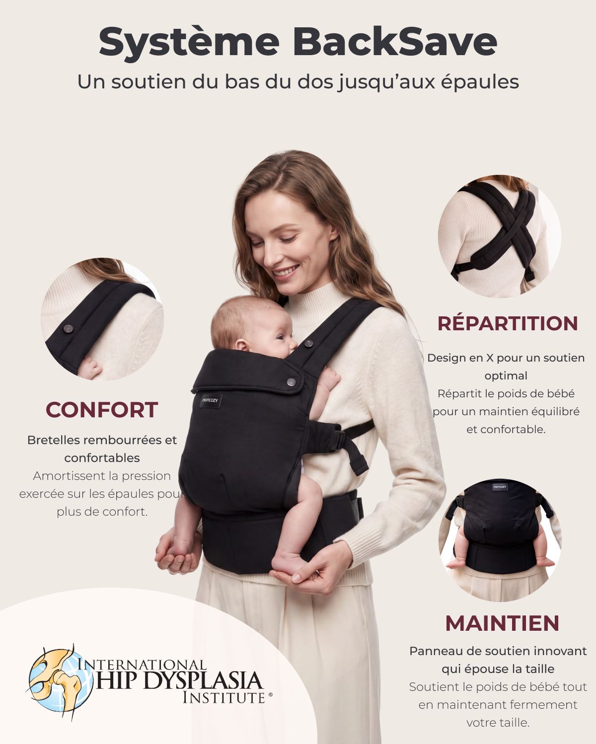 PureHug Baby Carrier - Ergonomic Cozy & Lightweight