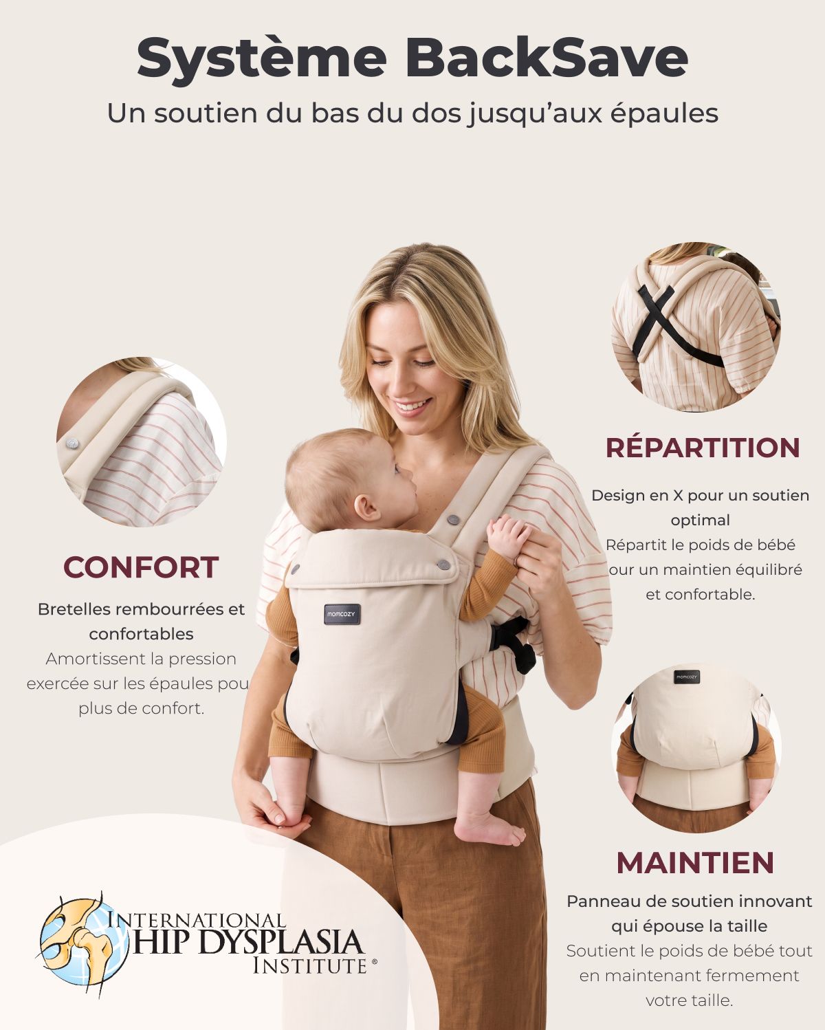 PureHug Baby Carrier - Ergonomic Cozy & Lightweight